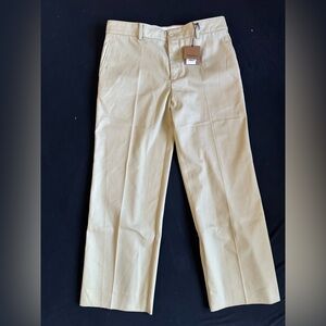 Burberry Uniform Hunter green Khaki Straight-Leg Chinos in  14 women